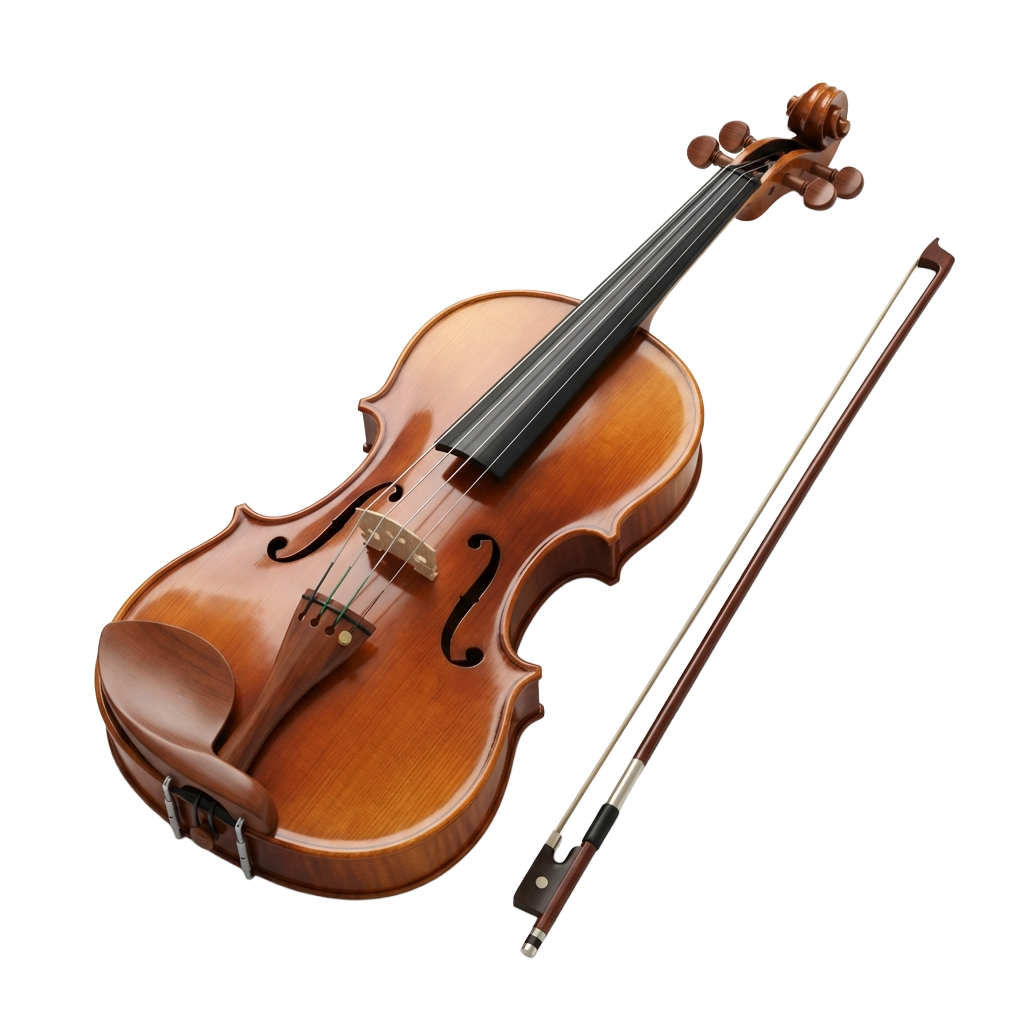 ヴァイオリンのクローズアップ写真